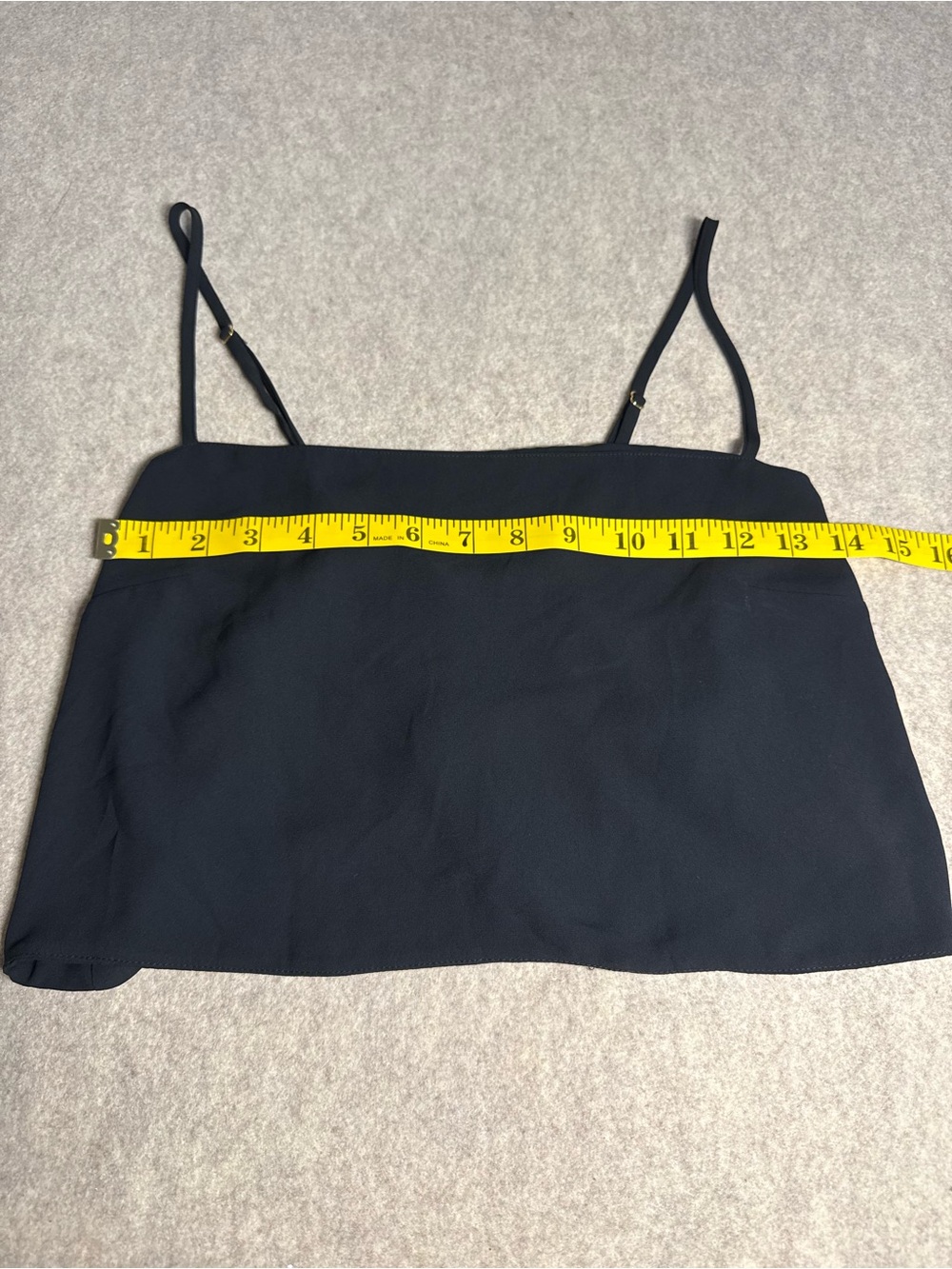 Victoria's Secret Black Tank Top with Lace-Up Front - Picture 3 of 7